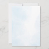 Invitation Blue Adventure Attend Bear Balloon Baby shower gar (Dos)