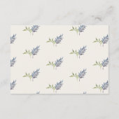 Invitation blue and greenery garden crest wreath wedding rsvp (Dos)