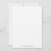 Invitation Blue and Lime Hearts Blue Boys baby shower invitat (Dos)