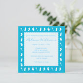 Invitation Blue Baby Things (Debout devant)