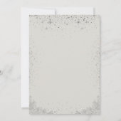 Invitation Blue Balls Stars Confetti Christmas Company (Dos)