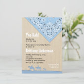 Invitation Blue Bandana (Debout devant)
