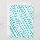 Invitation Blue Big Sketch One Baby Boy First Birthday Party (Dos)