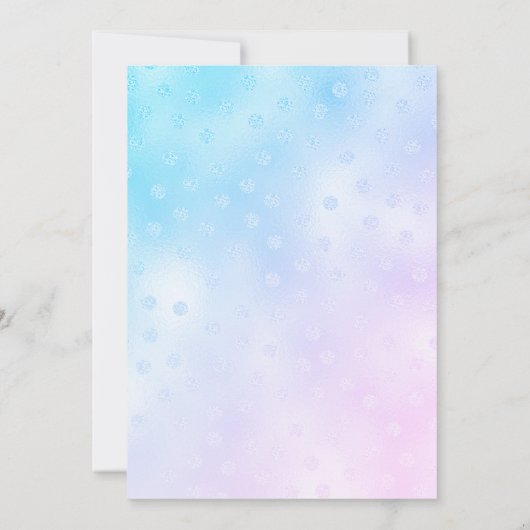 Invitation Blue Bird 1er anniversaire (Dos)