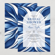 Blue Bliss Mariage Organique Fleurs Shower de Mari