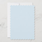 Invitation Blue Bow Boy Baby Shower (Dos)