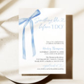 Invitation Blue Bow Quelque chose de bleu avant que je fasse