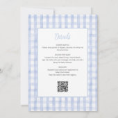 Invitation Blue Bow Soda Bottle Baby Shower All In One (Dos)