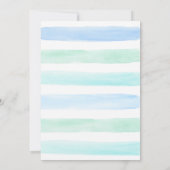 Invitation Blue Boy Deux Scoops Ice Cream Joint Anniversaire (Dos)