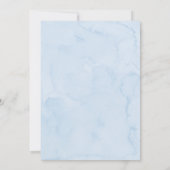 Invitation Blue Boy Teddy Bear Hot Air Baby shower (Dos)