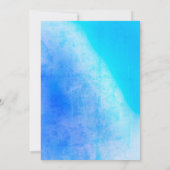 Invitation Blue Boy's Teddy Bear Baby shower à thème (Dos)