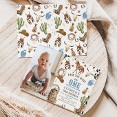 Invitation Blue Brown Photo Comment l'Occident a été un 1er a