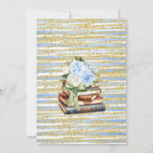 Invitation Blue Bubbles & Books Before I do Bridal Shower (Dos)