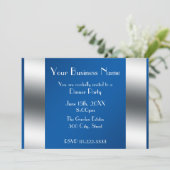 Invitation Blue Business (Debout devant)