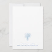 Invitation Blue Chinoiserie Floral Wedding (Dos)