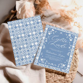 Invitation Blue Cielito Lindo Talavera Baby Shower
