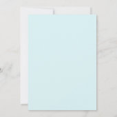 Invitation Blue Cloud Star Bunting Bannière Anniversaire (Dos)