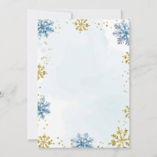 Invitation Blue Cookies Gingerbread Oh Snap Baby shower (Dos)