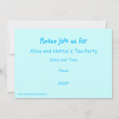 Invitation Blue Cupcakes 'You are Invited' (Dos)