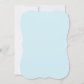 Invitation Blue Dance Considérant (Dos)