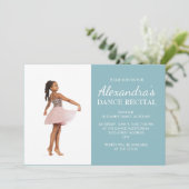 Invitation Blue Dance - Photo (Debout devant)