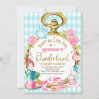 Blue Diamond Watch Alice Dans L'Onederland Anniver