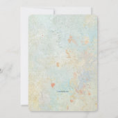 Invitation Blue Dove Religieux (Dos)