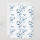 Invitation Blue Elephant Chinoiserie-Baby shower (Dos)