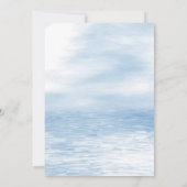 Invitation Blue Elephant Hot Air Baby shower (Dos)