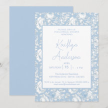 Blue et White Chinoiserie Fête de Mariage