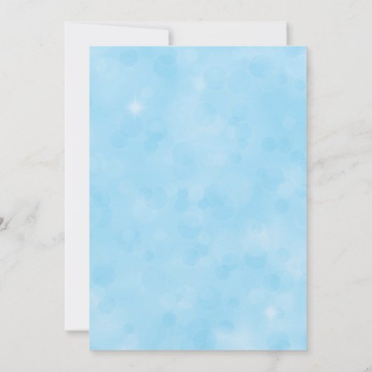 Invitation Blue Fairytale (Dos)