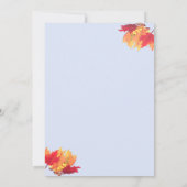 Invitation Blue Fall Sky Thankesgiving (Dos)