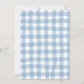 Invitation Blue Farm Animals Three-i-e-i-o 3rd Birthday (Dos)