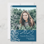Invitation Blue Fern Vintage (Devant)