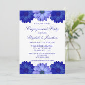 Invitation Blue Floral (Debout devant)