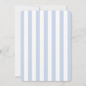 Invitation Blue Gingham Bow Cute Baby Shower (Dos)
