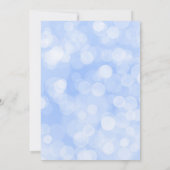 Invitation Blue Gold Cinderella Princess Quinceanera (Dos)