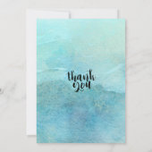 Invitation Blue Golden Mountains Couple Douche Wedding shower (Dos)