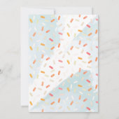 Invitation Blue Green Popsicle Aquarelle Baby shower garçon (Dos)