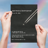 Invitation ©Blue High Altitude Avion Destination Mariage