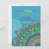 Invitation Blue Holi (Devant)