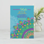 Invitation Blue Holi (Debout devant)