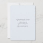 Invitation Blue Hydrangea Baby Brunch (Dos)