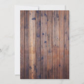 Invitation Blue Hydrangea Floral Aquarelle fête d'anniversair (Dos)