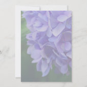 Invitation Blue Hydrangea Floral Party (Dos)