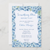 Invitation Blue Hydrangea Quelque Chose De Bleu Avant Que Je  (Devant)