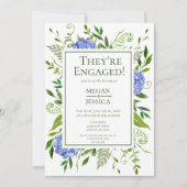 Invitation Blue Hydrangeas (Devant)