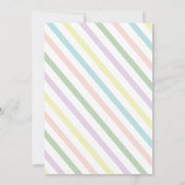 Invitation Blue Ice Cream Cone Scoop Anniversaire (Dos)