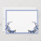 Invitation Blue Iris (Devant)
