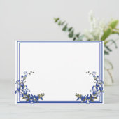 Invitation Blue Iris (Debout devant)